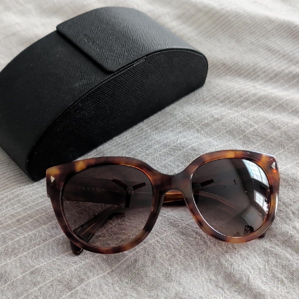 Prada Brown Tortoise Sunglasses